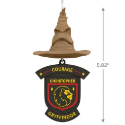 Hallmark Harry Potter™ Sorting Hat House Trait Personalized Ornament, Custom Text -Hallmark Gift Shop Sorting Hat Personalized Keepsake Ornament 2499QHE1883B9 03