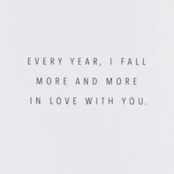 Hallmark I'm So In Love With You Romantic Anniversary Card -Hallmark Gift Shop Sparkly Black and Gold Romantic Anniversary Card 759LAD2919 02