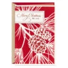 Hallmark So Thankful For Your Love Romantic Christmas Card -Hallmark Gift Shop Sparkly Red and White Pine Cones Romantic Christmas Card 759XZH2356 01