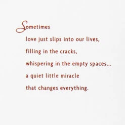 Hallmark So Thankful For Your Love Romantic Christmas Card -Hallmark Gift Shop Sparkly Red and White Pine Cones Romantic Christmas Card 759XZH2356 02