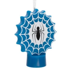 Marvel Spider-Man Face On Web Hallmark Ornament With Light -Hallmark Gift Shop SpiderMan Face on Web Christmas Ornament 3HCM3763 07