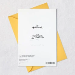 Hallmark Marvel Spider-Man Power And Responsibility Musical Birthday Card With Light -Hallmark Gift Shop SpiderMan Logo Music and Light Birthday Card 959TNG1572 07