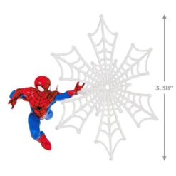 Hallmark Marvel Spider-Man Spidey Spins A Snowflake Ornament -Hallmark Gift Shop Spiderman Snowflake Keepsake Ornament 1999QXI7467 03