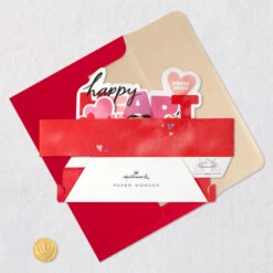 Hallmark Happy Heart Day Musical 3D Pop-Up Valentine's Day Card With Motion -Hallmark Gift Shop Spinning Heart Musical 3D PopUp Valentines Day Card 1199VAY9702 06