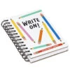 Hallmark Write On! Prompted Journal With Stickers -Hallmark Gift Shop Spiral Notebook With 119 Prompt Stickers 3HWJ2111 01