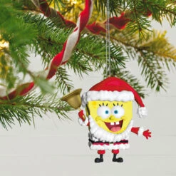 Hallmark Nickelodeon SpongeBob SquarePants Santa Ornament -Hallmark Gift Shop SpongeBob Santa Keepsake Ornament 1899QXI7367 02