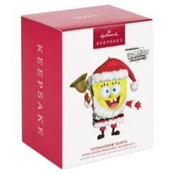 Hallmark Nickelodeon SpongeBob SquarePants Santa Ornament -Hallmark Gift Shop SpongeBob Santa Keepsake Ornament 1899QXI7367 04