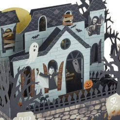Hallmark Spooky Haunted House 3D Pop-Up Halloween Card -Hallmark Gift Shop Spooky Haunted House 3D PopUp Halloween Card 799H1134 04