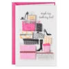 Hallmark Never Too Many Wishes...or Shoes Birthday Card -Hallmark Gift Shop Stacks of Shoes and Gifts Birthday Card for Her 759LAD4141 01