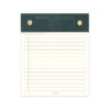 Designworks Ink Green Standard Issue Post Bound Note Pad -Hallmark Gift Shop Standard Issue Post Bound Note Pad Green PPB562051 01