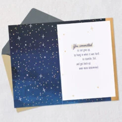 Hallmark Starry Sky Inspiring Journey Congratulations Card -Hallmark Gift Shop Star Constellations Congratulations Card 699M2143 05