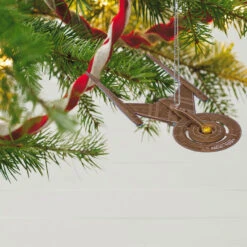 Hallmark Star Trek™: Discovery U.S.S. Discovery™ Ornament With Light -Hallmark Gift Shop Star Trek Discovery U.S.S. Discovery Keepsake Ornament 1QXV1164 02