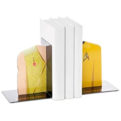 Hallmark Star Trek™ Mirror, Mirror Captain Kirk Bookends, Set Of 2 -Hallmark Gift Shop Star Trek Mirror Mirror Captain Kirk Bookends Set 1SRT1002 03