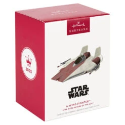 Hallmark Star Wars: Return Of The Jedi™ A-Wing Fighter™ Ornament -Hallmark Gift Shop Star Wars AWing Fighter Keepsake Ornament 5QXI8675 08