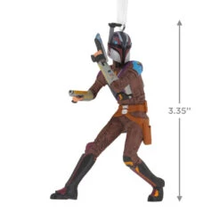 Star Wars: Ahsoka™ Sabine Wren™ Hallmark Ornament -Hallmark Gift Shop Star Wars Ahsoka Sabine Christmas Ornament 3HCM2165 03