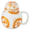 Hallmark Star Wars™ BB-8™ Mug With Sound, 14 Oz. -Hallmark Gift Shop Star Wars BB8 Ceramic Mug With Sound Effects Lid 1SHP2167 01