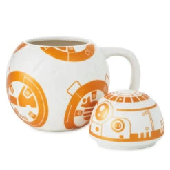 Hallmark Star Wars™ BB-8™ Mug With Sound, 14 Oz. -Hallmark Gift Shop Star Wars BB8 Ceramic Mug With Sound Effects Lid 1SHP2167 03