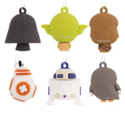 Mini Star Wars™ Shatterproof Hallmark Ornaments, Set Of 6 -Hallmark Gift Shop Star Wars Characters Miniature Christmas Ornaments Set of 6 2HCM6129 06