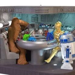 Hallmark Star Wars: A New Hope™ "Let The Wookiee™ Win" Ornament With Video, Light And Sound -Hallmark Gift Shop Star Wars Chewie C3PO R2D2 Keepsake Ornament 5QXI8682 06