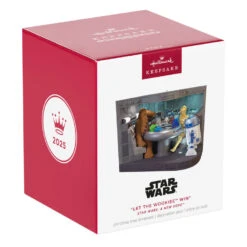 Hallmark Star Wars: A New Hope™ "Let The Wookiee™ Win" Ornament With Video, Light And Sound -Hallmark Gift Shop Star Wars Chewie C3PO R2D2 Keepsake Ornament 5QXI8682 08