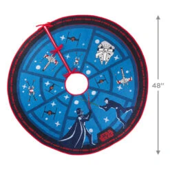 Hallmark Star Wars™ Christmas Tree Skirt With Light -Hallmark Gift Shop Star Wars Keepsake Christmas Tree Skirt 1QXV1007 03