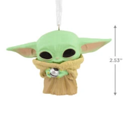 Star Wars: The Mandalorian™ Grogu™ Funko POP!® Hallmark Ornament -Hallmark Gift Shop Star Wars The Mandalorian Grogu Funko POP Christmas Ornament 3HCM1098 03