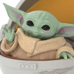 Hallmark Star Wars: The Mandalorian™ Grogu™ In Hovering Pram Ornament -Hallmark Gift Shop Star Wars The Mandalorian Grogu Keepsake Ornament 1QXV1214 06