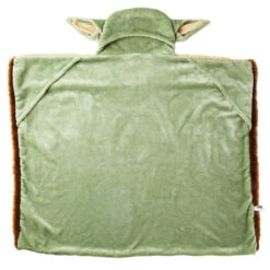 Hallmark Star Wars: The Mandalorian™ The Child™ Grogu™ Hooded Blanket -Hallmark Gift Shop Star Wars The Mandalorian The Child Grogu Blanket With Hood 1BBY4743 02