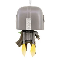 Star Wars The Mandalorian™ With Grogu™ Funko POP!® Hallmark Ornament -Hallmark Gift Shop Star Wars The Mandalorian With Grogu Funko POP Christmas Ornament 3HCM1103 06