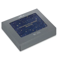 Hallmark Starry Blue You Make The Universe Brighter Blank Thank You Notes, Pack Of 10
