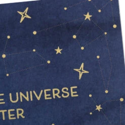 Hallmark Starry Blue You Make The Universe Brighter Blank Thank You Notes, Pack Of 10 -Hallmark Gift Shop Stars on Navy Blue Blank Thank You Note Cards Pack 3THK2576 03