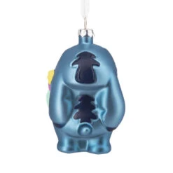 Disney Stitch With Scrump Blown Glass Hallmark Ornament -Hallmark Gift Shop Stitch With Scrump Glass Christmas Ornament 3HCM4705 07