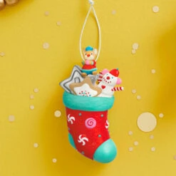 Hallmark Stocking Stuffers Surprise Mystery 2023 Exclusive Ornament -Hallmark Gift Shop Stocking With Mouse and Star Cookie Keepsake Ornament 1999QXC5619 07