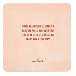 Hallmark Stop And Smell The Rosé: 20 Coasters Celebrating Friends (And Wine) Book 7 Hallmark Stop And Smell The Rosé: 20 Coasters Celebrating Friends (And Wine) Book -Hallmark Gift Shop Stop and Smell the Ros Book With Coasters 1BOK1574 02