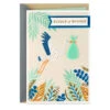 Hallmark Bundle Of Wonder New Baby Boy Card -Hallmark Gift Shop Stork and Leaves New Baby Boy Card 699G2583 01