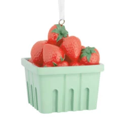 Basket Of Strawberries Hallmark Ornament