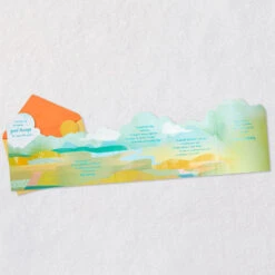 Hallmark Hoping So Many Good Things Birthday Card -Hallmark Gift Shop Sun Over Abstract Mountain Landscape Birthday Card 659HBD3880 08