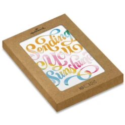 Hallmark Sending You Sunshine Blank Notes, Pack Of 10
