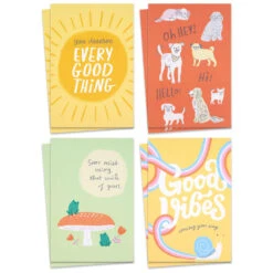 Hallmark Good Vibes Assorted Multi-Occasion Postcards, Pack Of 8