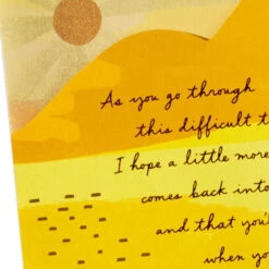 Hallmark Light And Love Encouragement Card -Hallmark Gift Shop Sunrays and Mountains Encouragement Card 659C8096 05