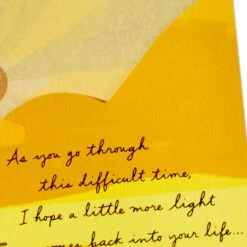 Hallmark Light And Love Encouragement Card -Hallmark Gift Shop Sunrays and Mountains Encouragement Card 659C8096 06