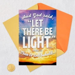 Hallmark Let There Be Light Pop-Up Musical Birthday Card -Hallmark Gift Shop Sunrise Birthday Card With Music and Light 959ARH1470 06