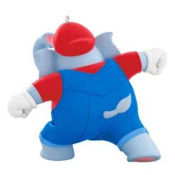 Hallmark Nintendo Powered Up With Mario Elephant Mario Ornament -Hallmark Gift Shop Super Mario Elephant Mario Keepsake Ornament 5QXR8255 07