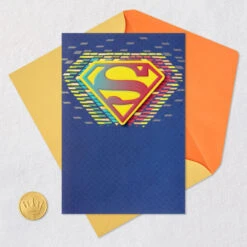 Hallmark DC™ Superman™ Fearless Force Birthday Card -Hallmark Gift Shop Superman Birthday Card 659HBD4691 05