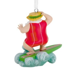 Surfing Santa Hallmark Ornament -Hallmark Gift Shop Surfing Santa Christmas Ornament 1HGO3625 07
