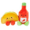 Hallmark Better Together Taco And Hot Sauce Magnetic Plush, 5" -Hallmark Gift Shop Taco and Hot Sauce Magnetic Plush 1KID2088 01
