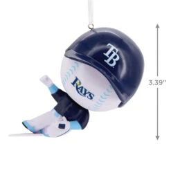 Hallmark MLB Tampa Bay Rays™ Bobblehead Ornament -Hallmark Gift Shop Tampa Bay Rays Bobblehead Christmas Ornament 1OSL2459 03