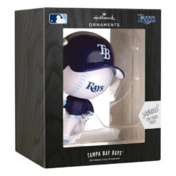 Hallmark MLB Tampa Bay Rays™ Bobblehead Ornament -Hallmark Gift Shop Tampa Bay Rays Bobblehead Christmas Ornament 1OSL2459 04