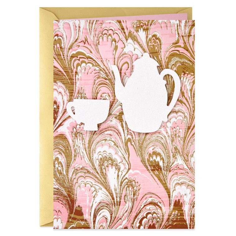 Hallmark Tea Set Birthday Card 3 Hallmark Tea Set Birthday Card