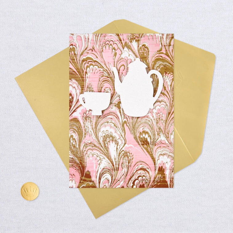 Hallmark Tea Set Birthday Card 7 Hallmark Tea Set Birthday Card - Image 5